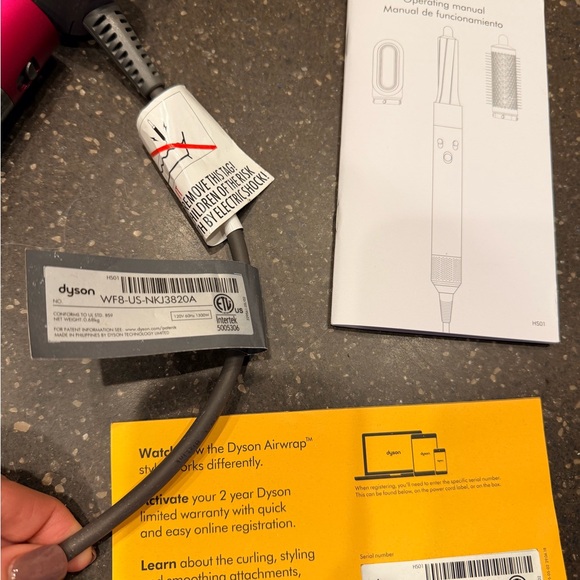 Dyson Airwrap Styler - Fuchsia and Gray - Picture 5 of 8